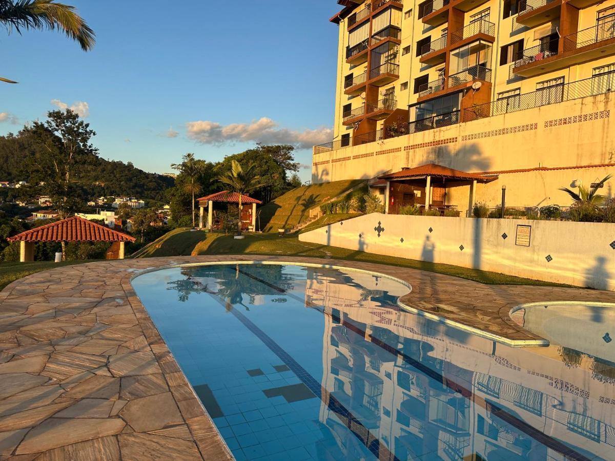 A Melhor Vista De Agua De Lindoia Apartment Águas de Lindóia Bagian luar foto