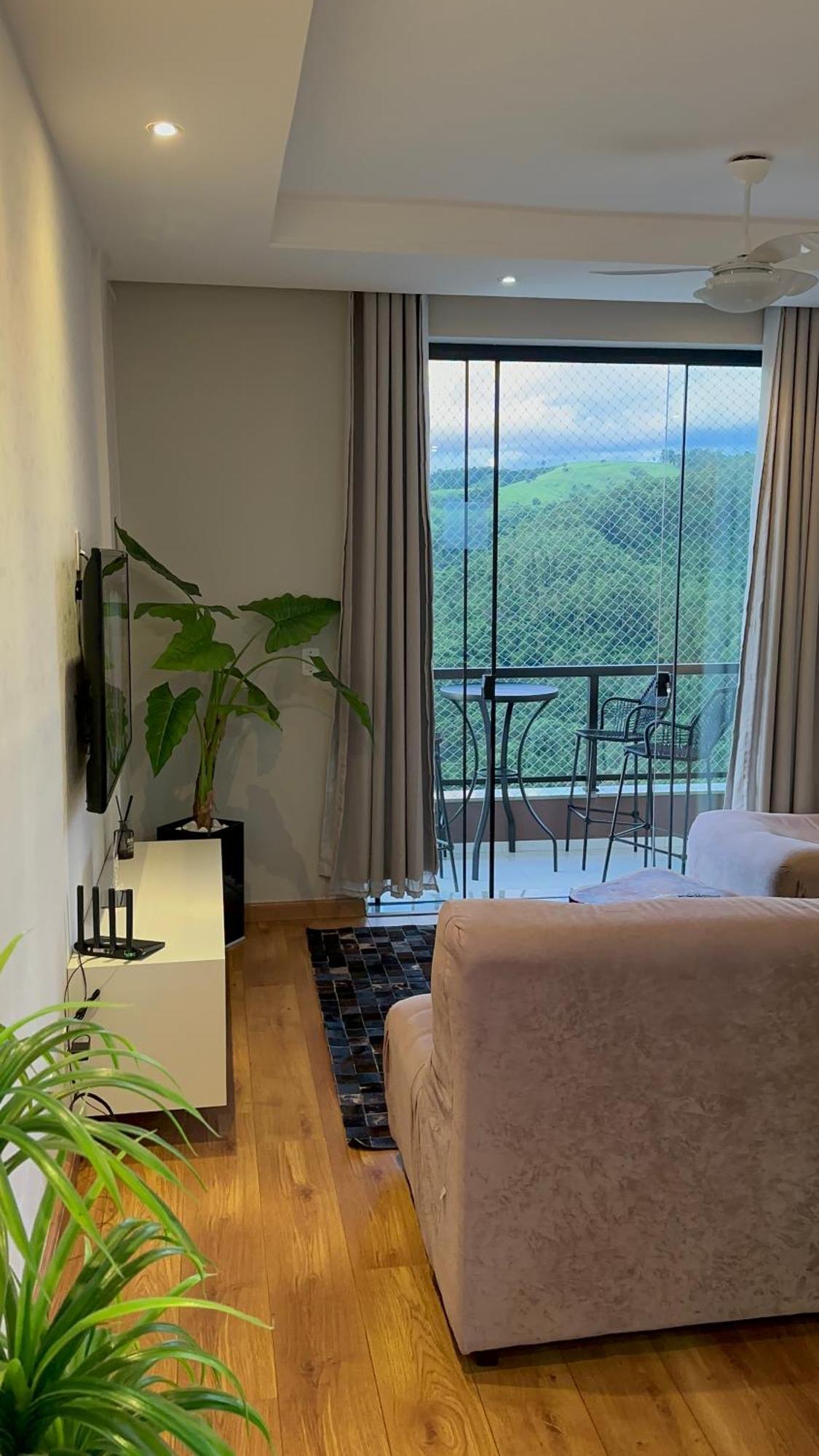 A Melhor Vista De Agua De Lindoia Apartment Águas de Lindóia Bagian luar foto